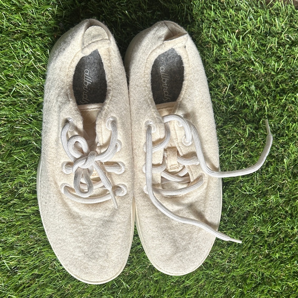 Allbirds Soft Cream Wool Shoes